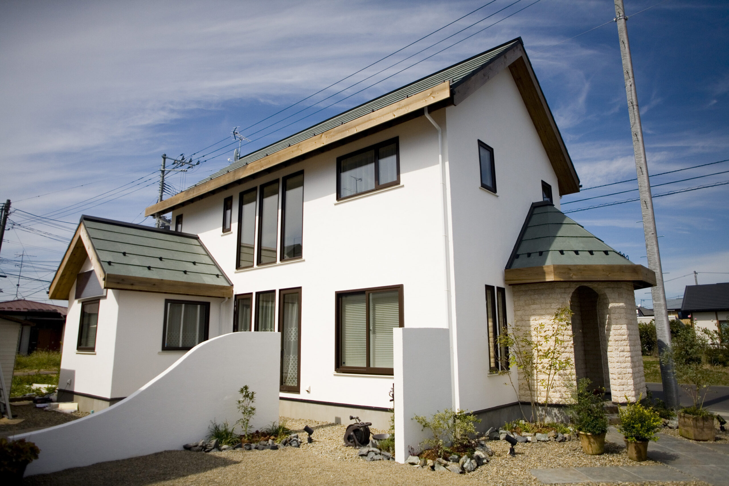 しっくいの外壁 素材イメージ1