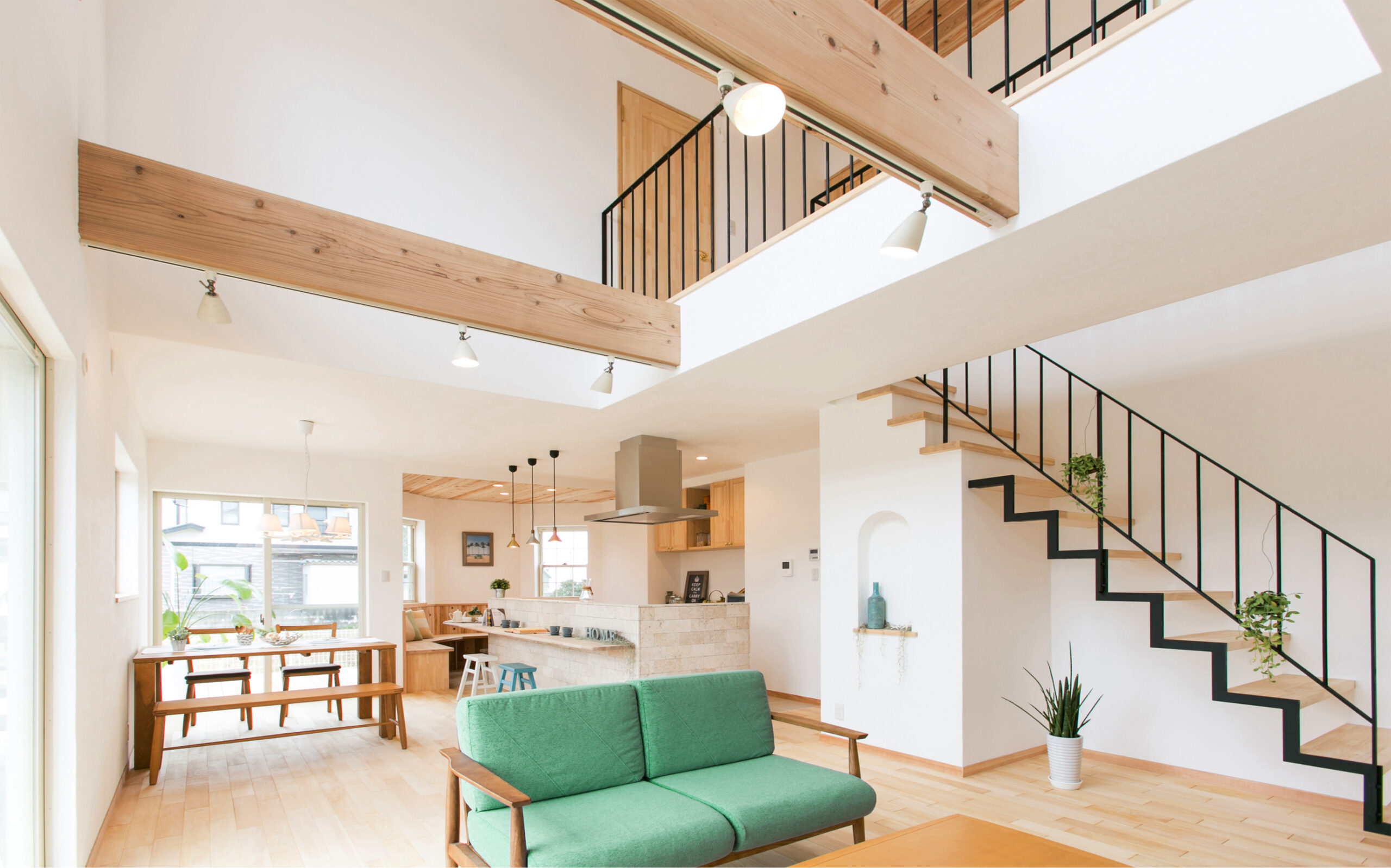 無添加住宅のリビングイメージ